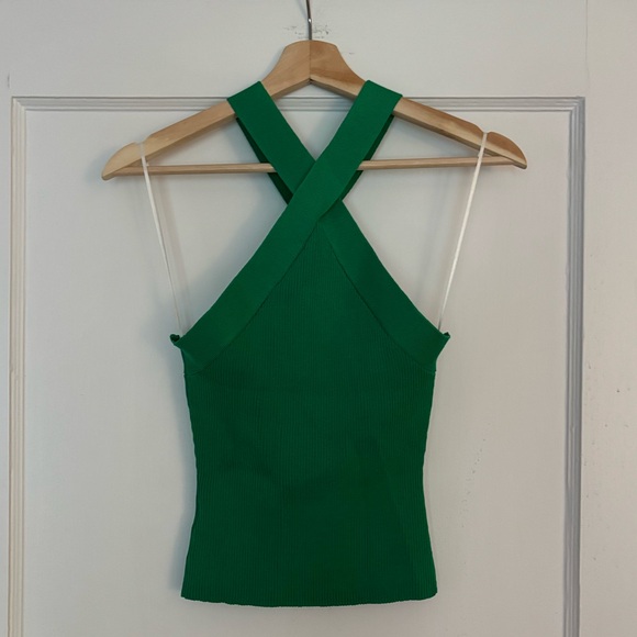 NWT Rib Knit Halter Top (M) - Picture 1 of 5